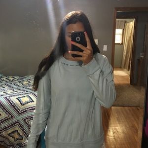 Long sleeve ‘girls run this world’ shirt.